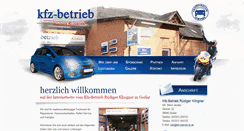 Desktop Screenshot of kfz-betrieb-rk.de